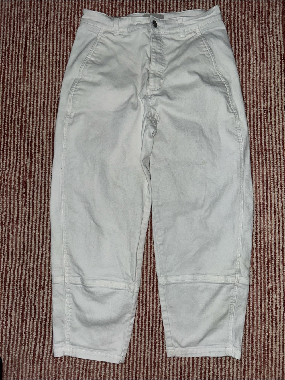Everlane White Women's Utility Barrel Jeans